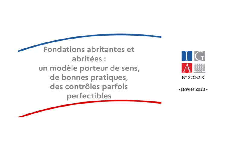 Fondations abritrantes abritees rapport IGA 2023