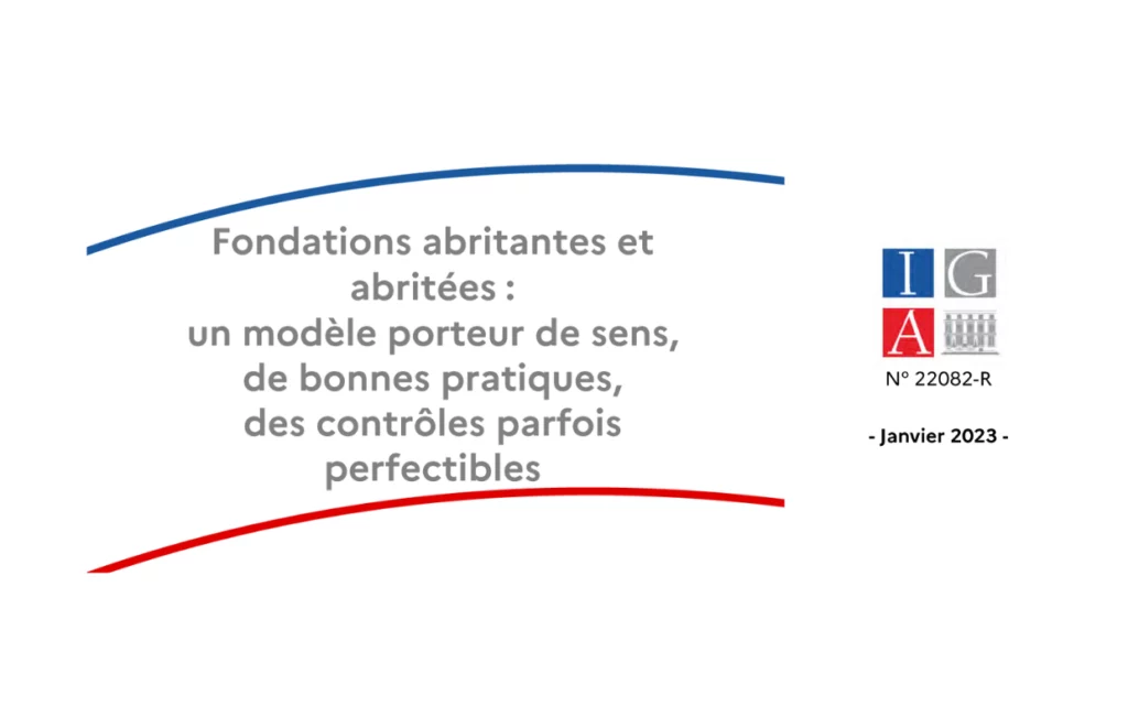 Fondations abritrantes abritees rapport IGA 2023